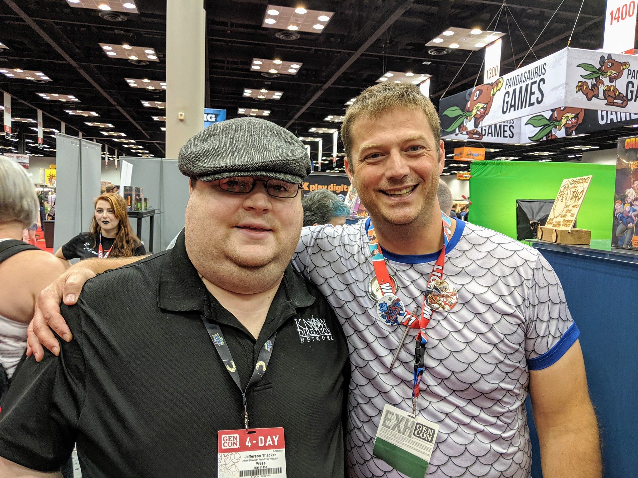 Ryan and Perram together at Gen Con