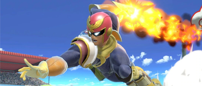 Captain Falcon travels forward with his Raptor Boost.