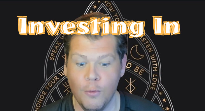 Rob looking down, excited for the article